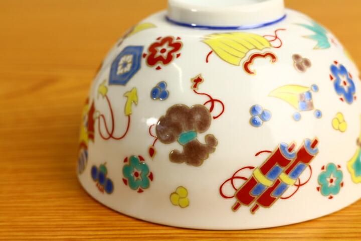 飯碗 宝尽くし/青郊窯