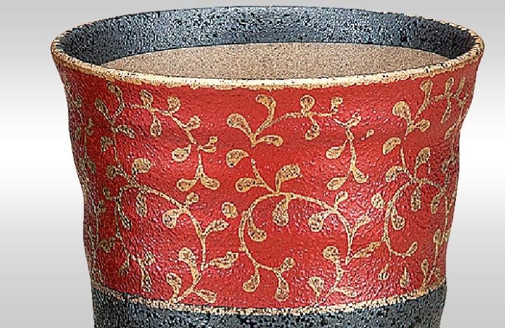 ペアフリーカップ 金唐草