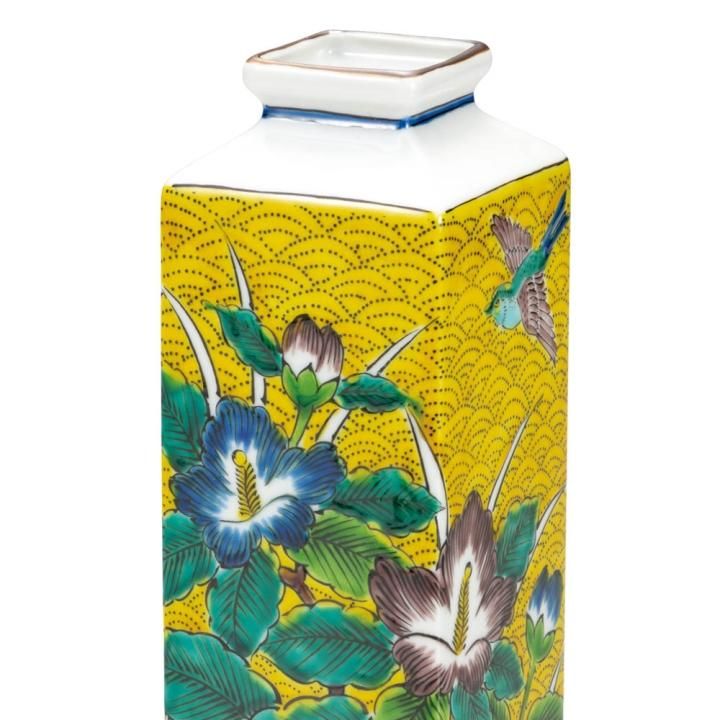 九谷焼 吉田屋 ？ 花瓶 全長約39Cm 横 27Cm 約4キロg 九谷焼の通販