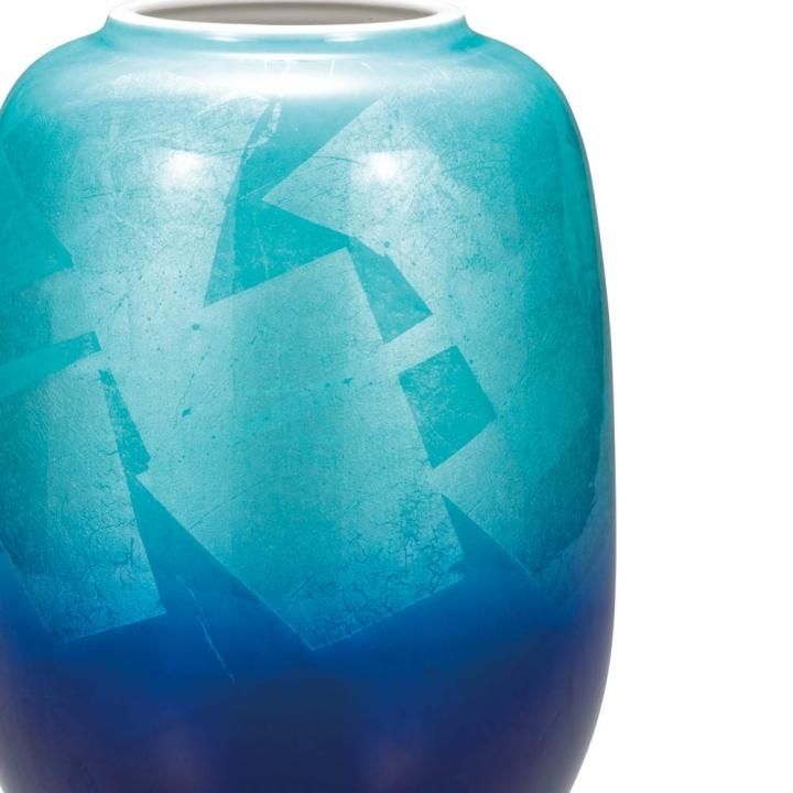 青金色の漆器花瓶 青金色の漆器花瓶 青金色の漆器花瓶 青金色の漆器花瓶