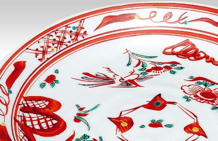 9号盛皿 赤絵 9号盛皿 赤絵