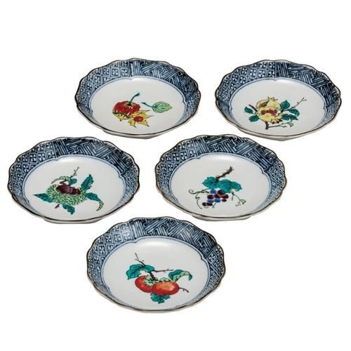 九谷仙龍 金絵皿 2枚セット 九谷焼 九谷仙龍 金絵皿 2枚セット 九谷焼 キッチン・食器