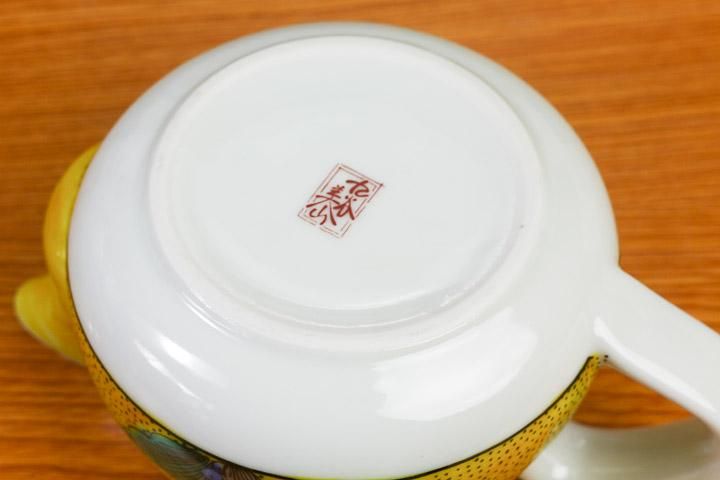 中ポット急須（磁器） 吉田屋おもと/美山窯 09-221