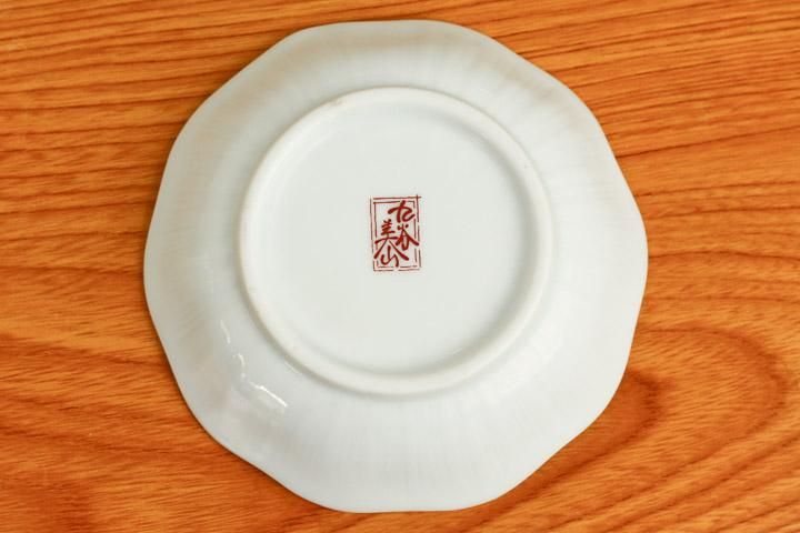 3.3号皿揃 フリル小皿揃 吉田屋草花/美山窯 31-085