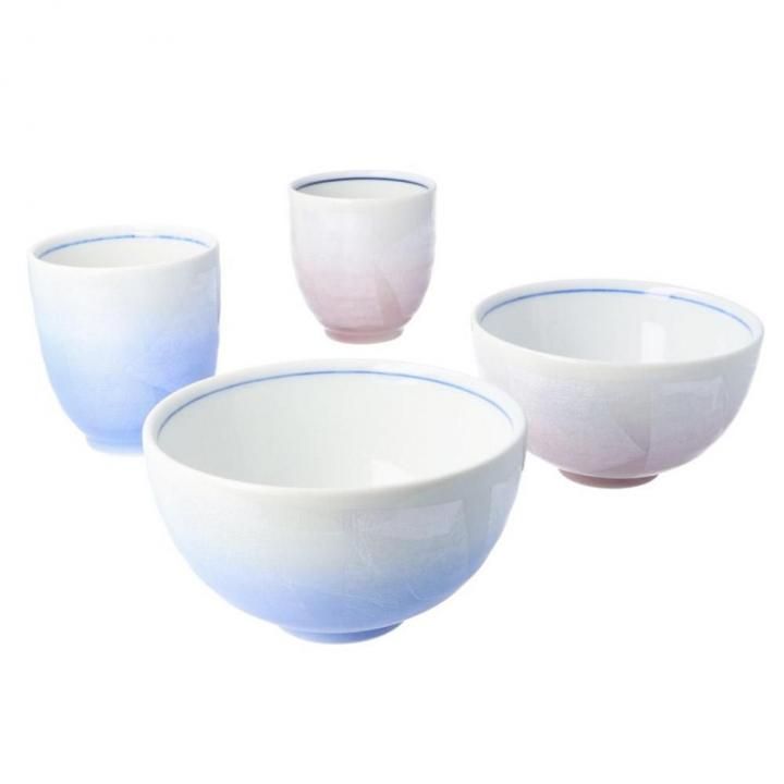 選べるセット】茶碗・湯呑セット 銀彩/宗秀窯