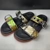 ALEX STUD SANDAL COMBAT TARTAN/size