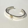 <img class='new_mark_img1' src='https://img.shop-pro.jp/img/new/icons5.gif' style='border:none;display:inline;margin:0px;padding:0px;width:auto;' />S plane bangle arabesque k18 eaglemetal