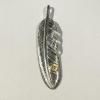 L feather 01 arabesque K18 eaglemetal