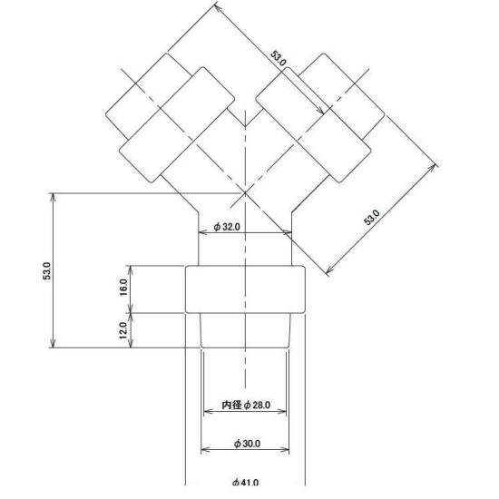 カクダイ 排水ホースY 4560-5 - 水道資材の工藤建材