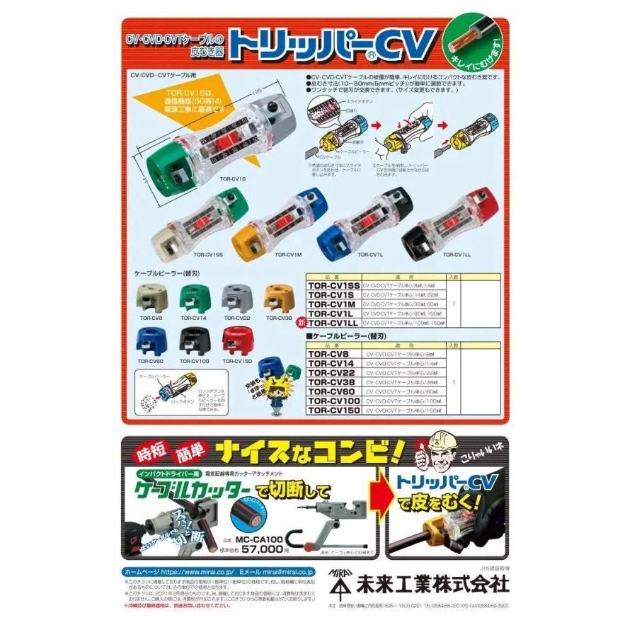 Amazon | 未来工業 ケーブル皮むき器 トリッパーCV [ TOR-CV1S