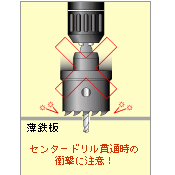 排水マス用ホールソー Vu100 (Φ120） - 水道資材の工藤建材