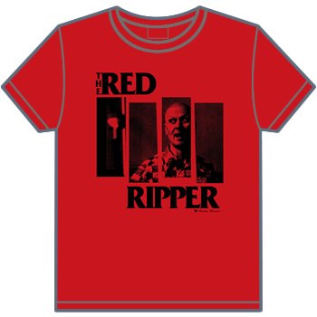 THE RED RIPPER - ホラー,カルト,SF,バイオレンス,アクション... 映画 Tシャツ TERROR FACTORY（テロファクトリー）