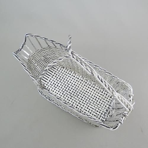 2. クリストフル　アンティーク　CHRISTOFLE　ワインボトルバスケット オールドバカラ アンティーク DE BOUCHE A OREILLE / porte