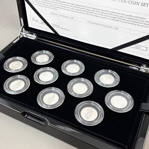 ⭐クイーンズビースト　ブラックブル　プルーフ銀貨ロイヤルミント１オンス　限定品 2021年イギリス クィーンズビーストシリーズ銀貨【10枚】セット