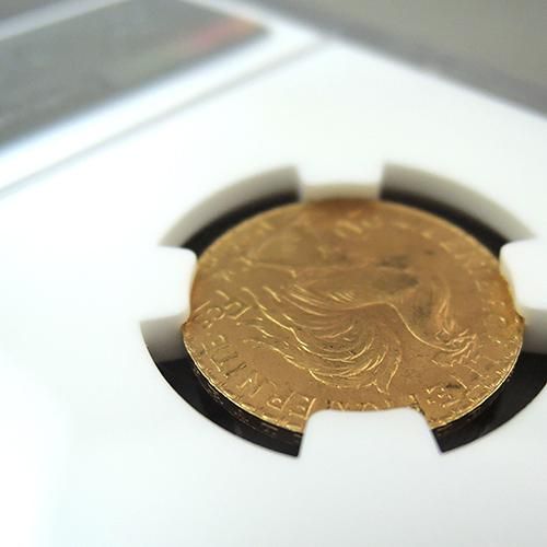 1908年 FRANCE G20F☆フランス/マリアンヌ・ルースター☆NGC