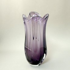 【訳あり】Holmegaard(ホルムガード)スタイル★フラワーベース/purple