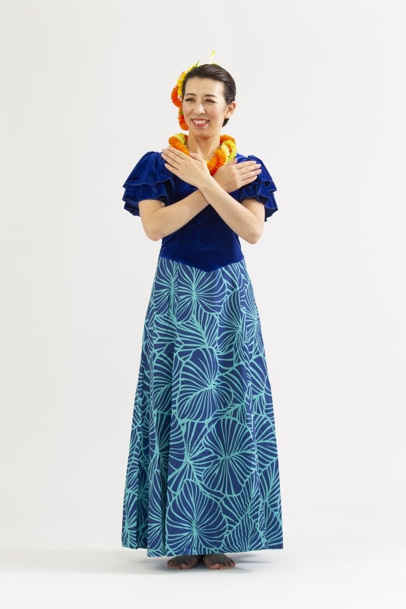 ベロアドレス,ベルベットドレス,-フラダンス衣装 スイートアロハ