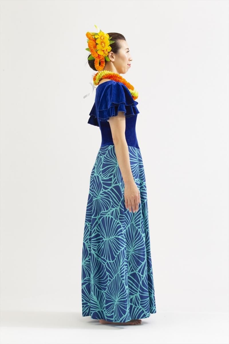 ベロアドレス,ベルベットドレス,-フラダンス衣装 スイートアロハ ベロアドレス,ベルベットドレス,-フラダンス衣装 スイートアロハ