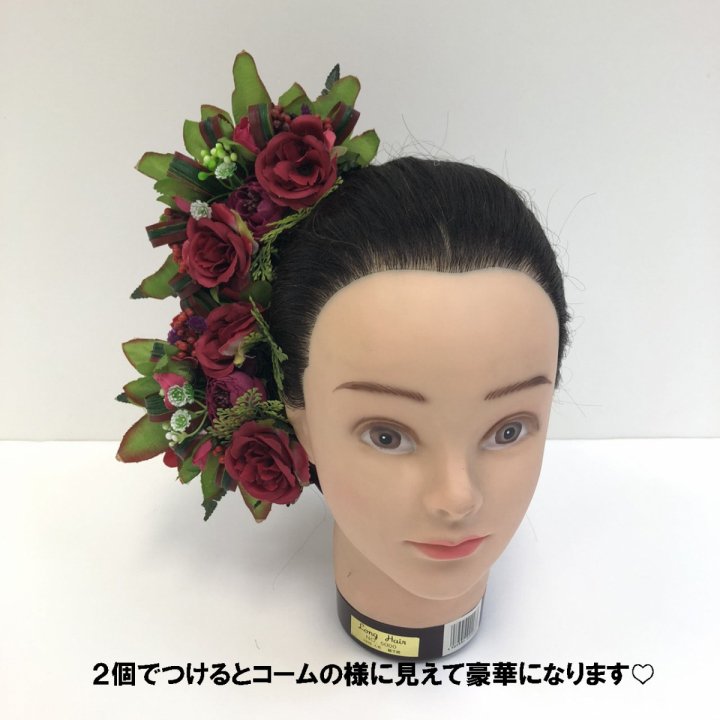 ローズヘアクリップ