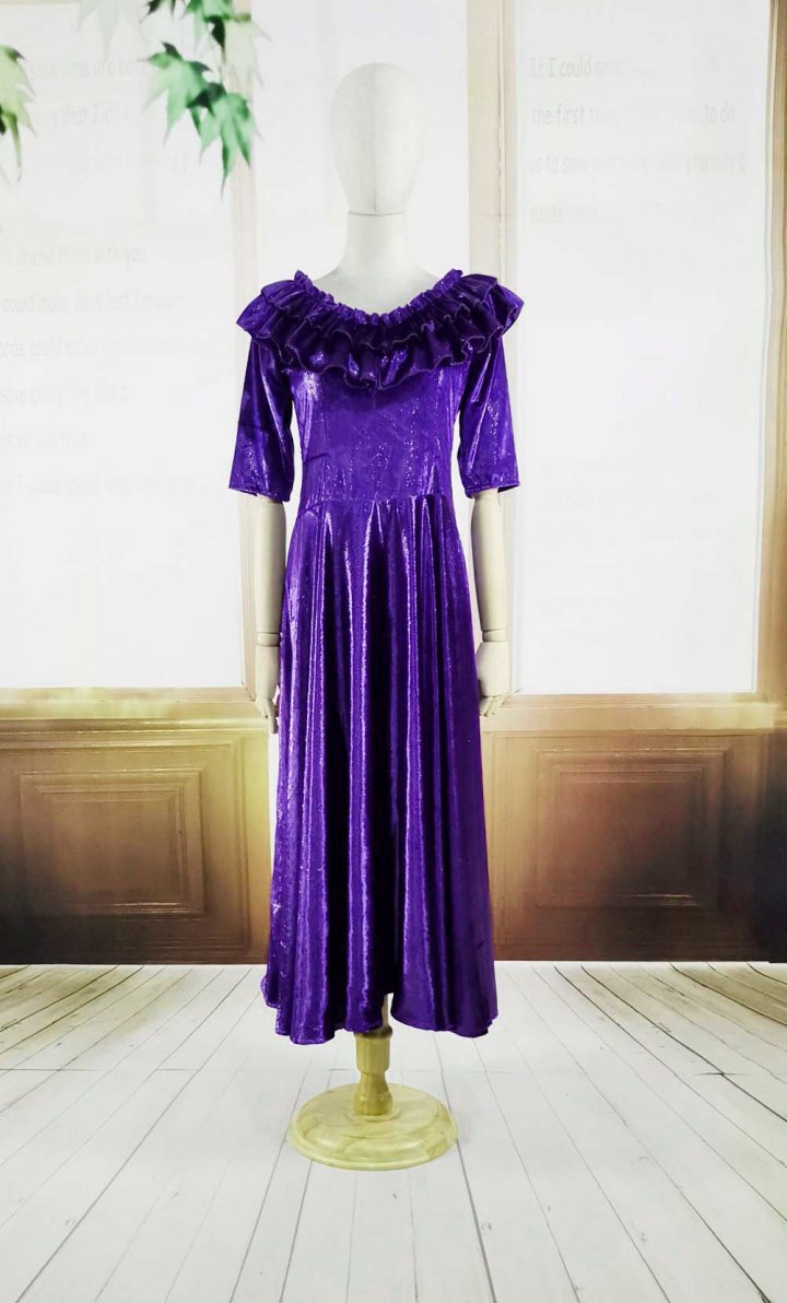 ヘッドドレス&ショルダーコステイロ　紫陽花カラー