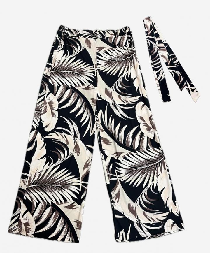 ハワイアン トロピカル ワイドパンツ（ひも付き）tropical Wide Pants