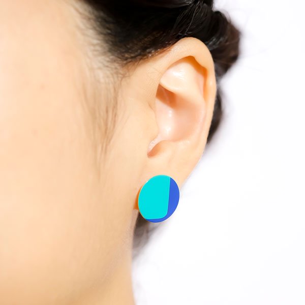Silkscreen Printed Earrings - 2Colors - 04(2カラー シルクスクリーンイヤリング)