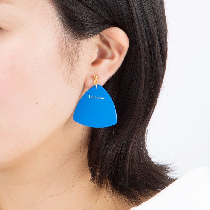 Pick Earring - Blue (ピックのイヤリング - ブルー)