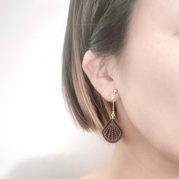 Teardrop-shaped  Acrylic Earrings(ƥɥå׷Υ)