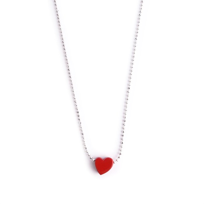 Paint Heart Necklace(ڥ ϡ ͥå쥹)