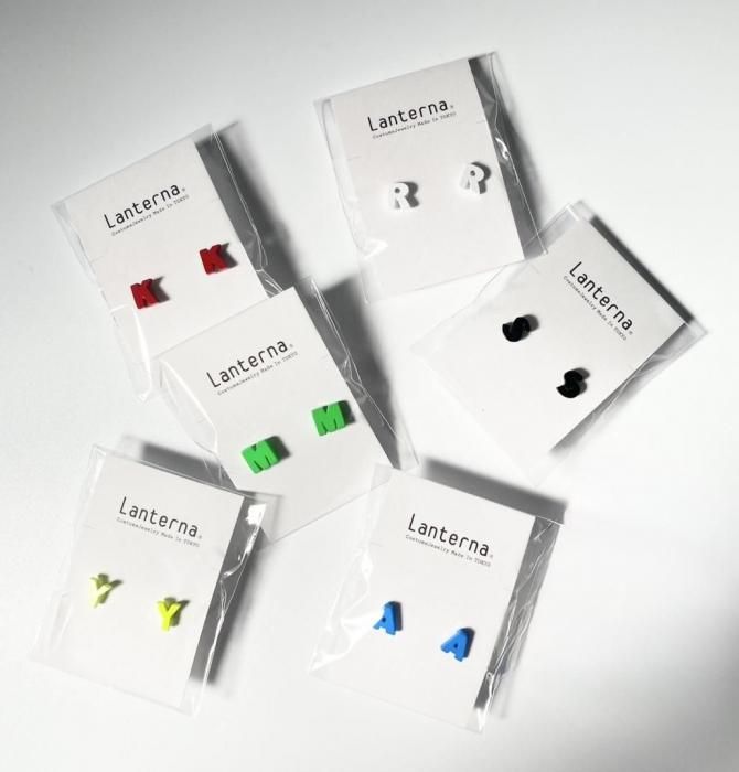 Paint Alphabet Posts-M