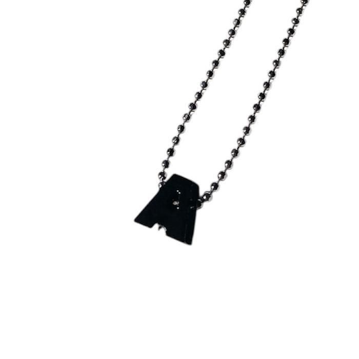 Paint Alphabet Necklace-A