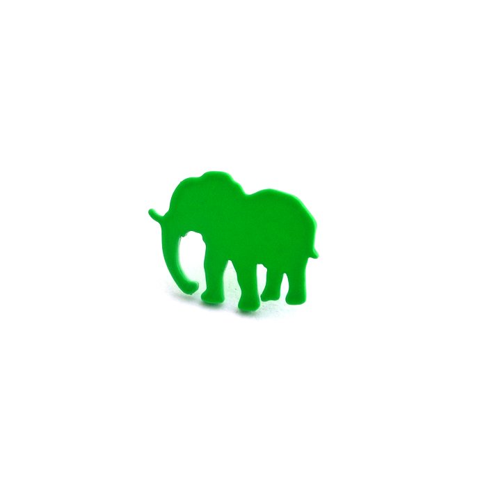 Safari Color Pins - Elephant (サファリカラーピンズ - ゾウ)