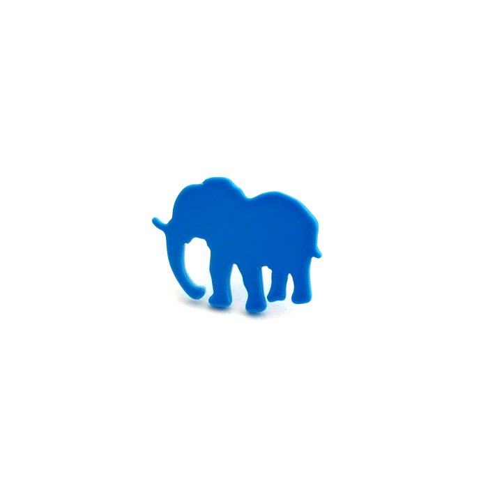 Safari Color Pins - Elephant (サファリカラーピンズ - ゾウ)