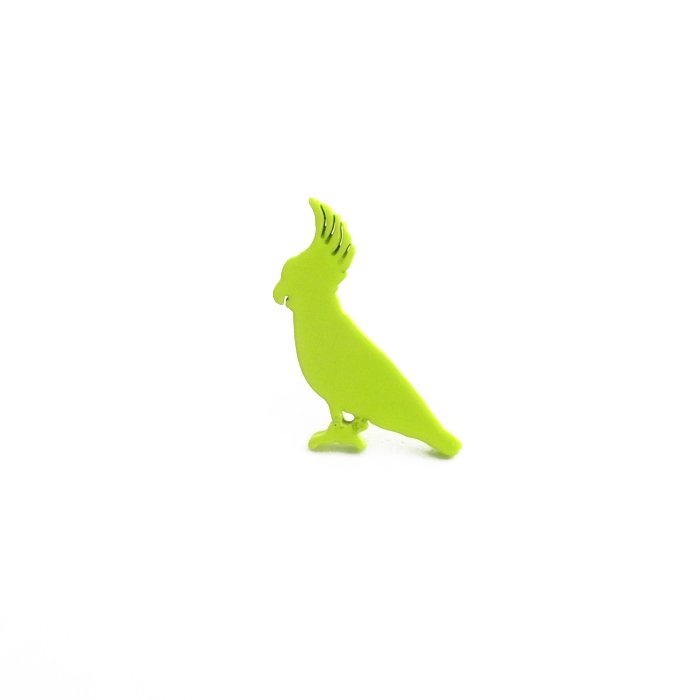 Safari Color Pins - Cockatoo (サファリカラーピンズ - キバタン)