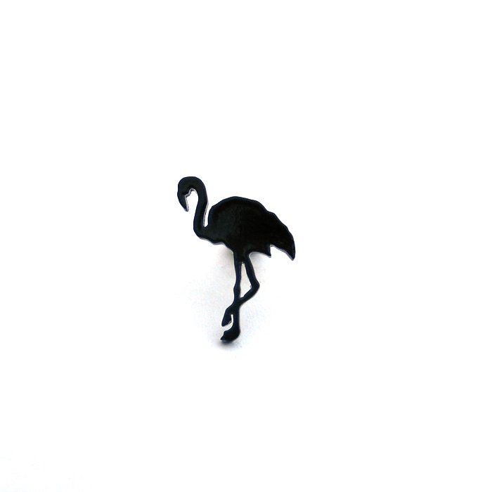 Safari Monotone Pins - Flamingo (サファリモノトーンピンズ - フラミンゴ)
