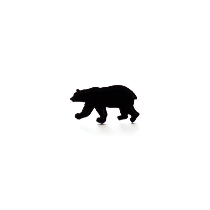 Safari Monotone Pins - Polar Bear (サファリモノトーンピンズ - シロクマ)