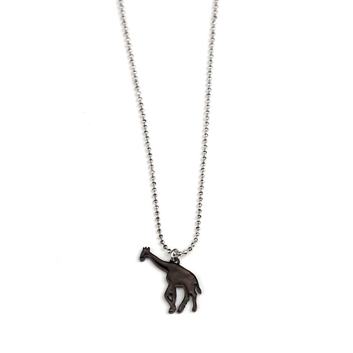 Safari Monotone Necklace - Giraffe