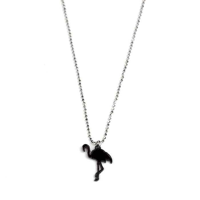 Safari Monotone Necklace - Flamingo(サファリネックレス-フラミンゴ)