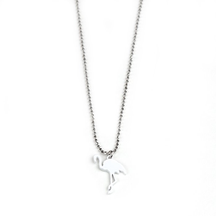 Safari Monotone Necklace - Flamingo(եͥå쥹-եߥ)