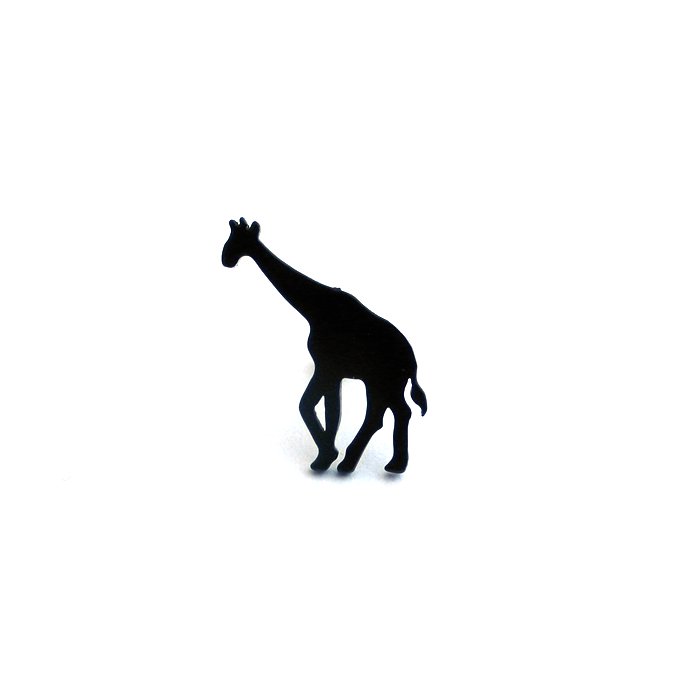 Safari Posts - Giraffe - monotone