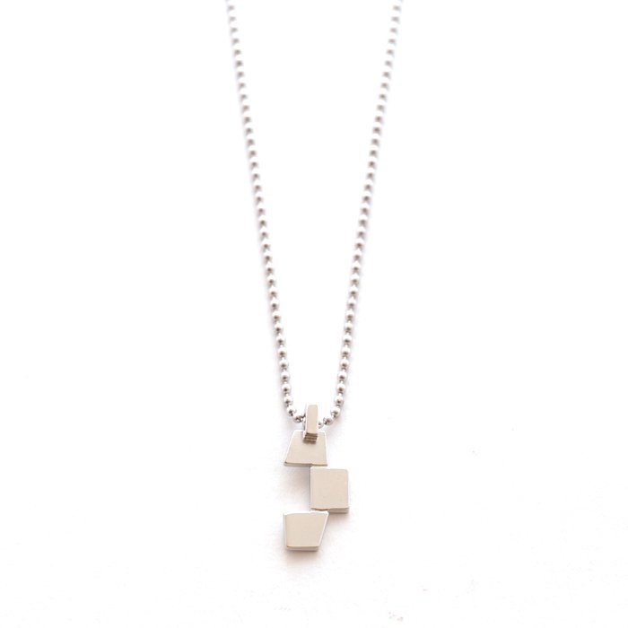 Geometric Pattern Necklace - Trapezoid(幾何学模様のネックレス-台形)