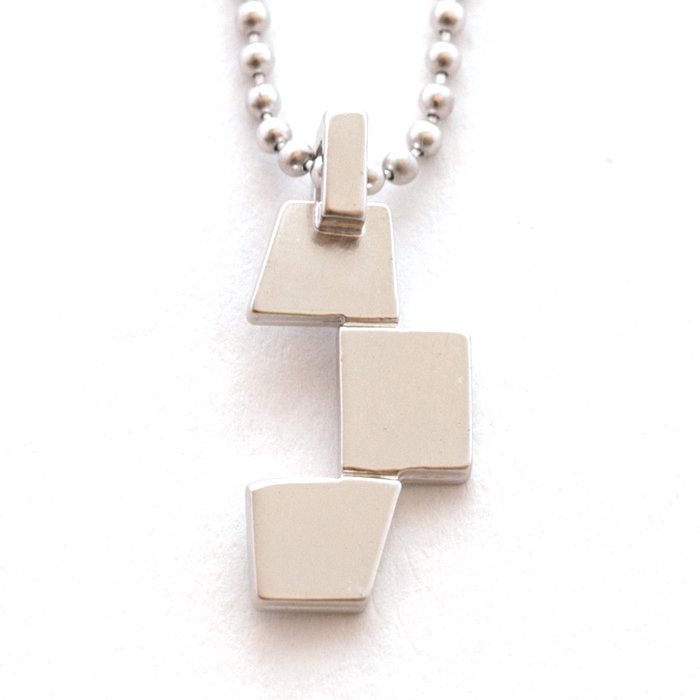 Geometric Pattern Necklace - Trapezoid(幾何学模様のネックレス-台形)