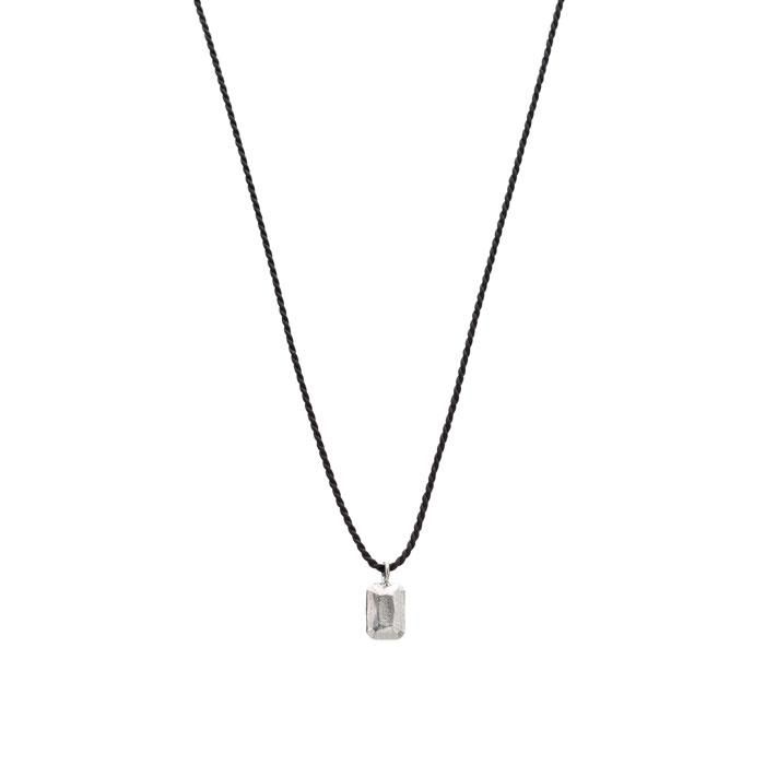 Casted Gem Silk Necklace - Emerald Cut(륯ɳХեͥå쥹)