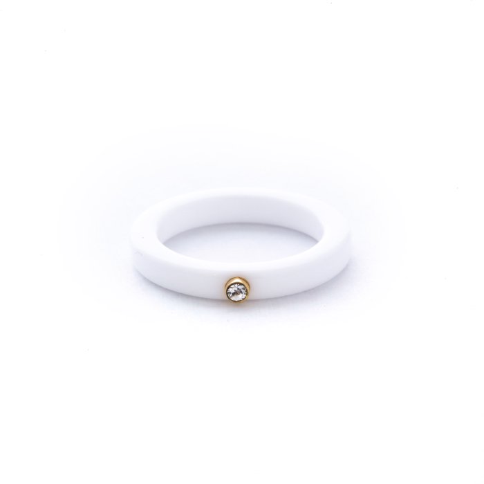 Acrylic 1 Stone Ring (アクリル1ストーンリング)