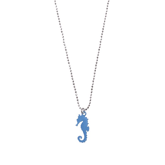 Safari Color Necklace - Seahorse (サファリカラーネックレス - タツノオトシゴ)
