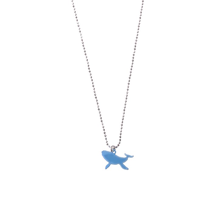 Safari Color Necklace - Whale (サファリカラーネックレス - クジラ)