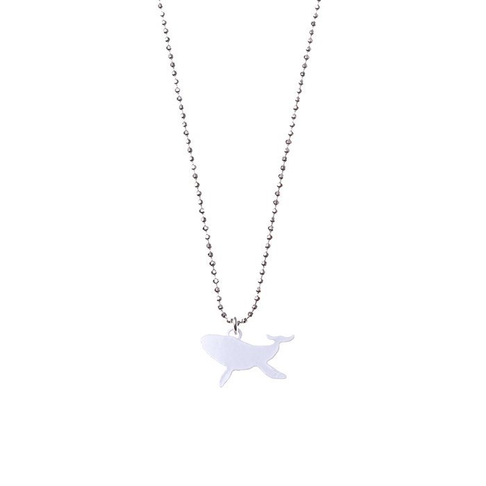 Safari Color Necklace - Whale (サファリカラーネックレス - クジラ)