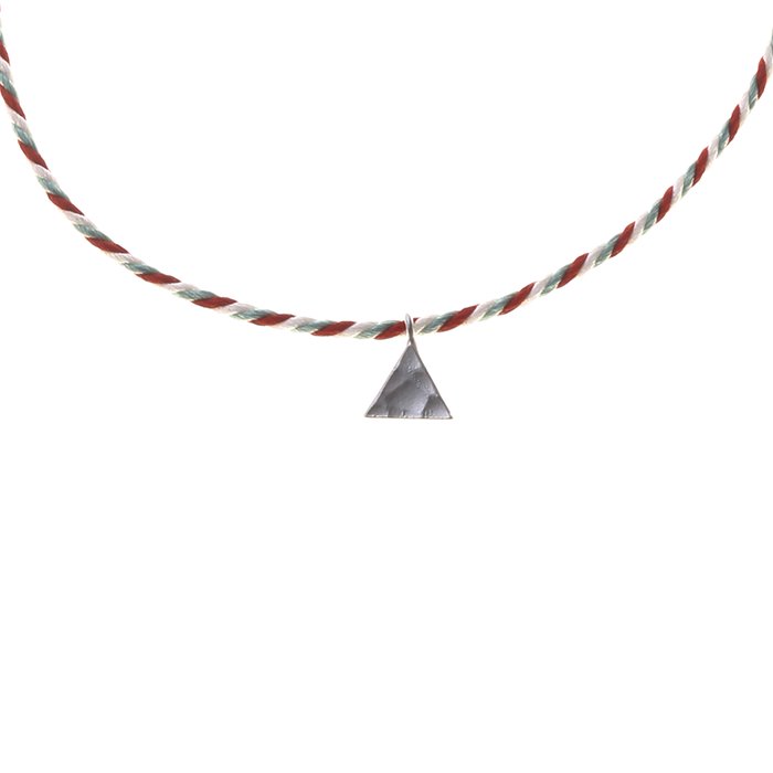 Tiny Triangle Kumihimo Bracelet(タイニートライアングルくみひもブレスレット)