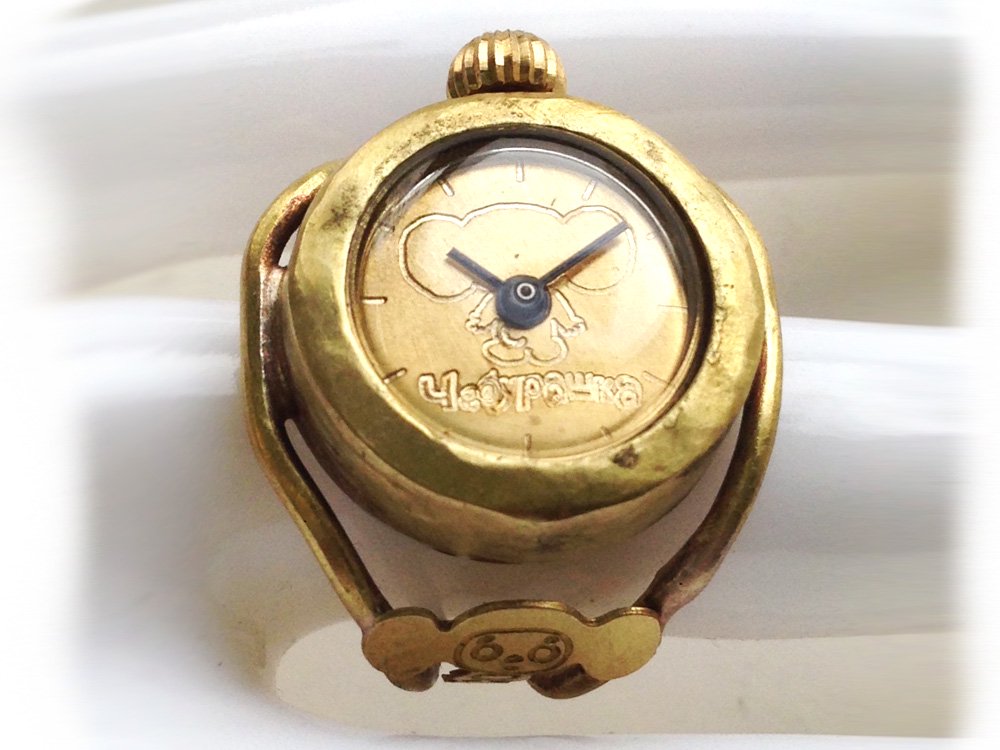 チェブ・リングウォッチ（真鍮） - 手作り腕時計・懐中時計・日時計の