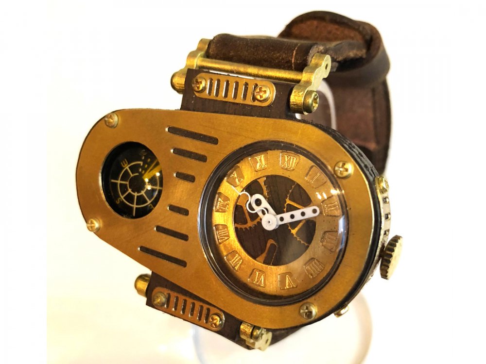 Woodypunk-Twin Face - 手作り腕時計・懐中時計・日時計の通販 JHA Online Store